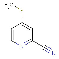 501379-24-4 4-methylsulfanylpyridine-2-carbonitrile chemical structure