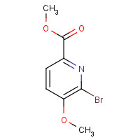 170235-18-4 methyl 6-bromo-5-methoxypyridine-2-carboxylate chemical structure
