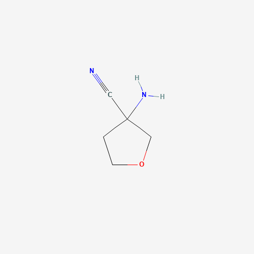 1037301-15-7 3-aminooxolane-3-carbonitrile chemical structure
