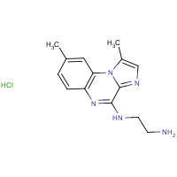 547757-23-3 N'-(1,8-dimethylimidazo[1,2-a]quinoxalin-4-yl)ethane-1,2-diamine;hydrochloride chemical structure