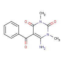 22283-10-9 6-amino-5-benzoyl-1,3-dimethylpyrimidine-2,4-dione chemical structure