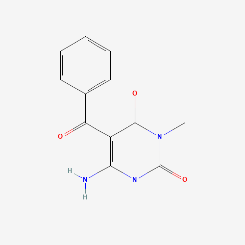 22283-10-9 6-amino-5-benzoyl-1,3-dimethylpyrimidine-2,4-dione chemical structure