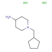 1197229-33-6 1-(cyclopentylmethyl)piperidin-4-amine;dihydrochloride chemical structure