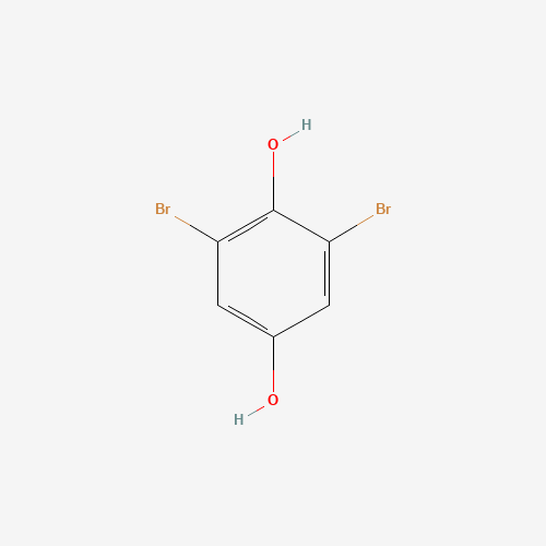 3333-25-3 2,6-dibromobenzene-1,4-diol chemical structure