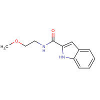 923678-49-3 N-(2-methoxyethyl)-1H-indole-2-carboxamide chemical structure