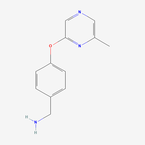 926921-67-7 [4-(6-methylpyrazin-2-yl)oxyphenyl]methanamine chemical structure