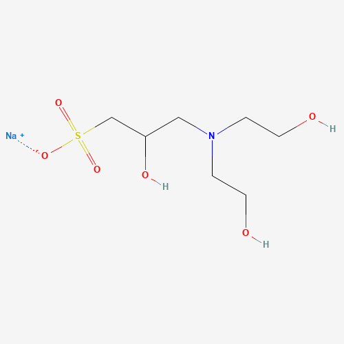 102783-62-0 sodium;3-[bis(2-hydroxyethyl)amino]-2-hydroxypropane-1-sulfonate chemical structure