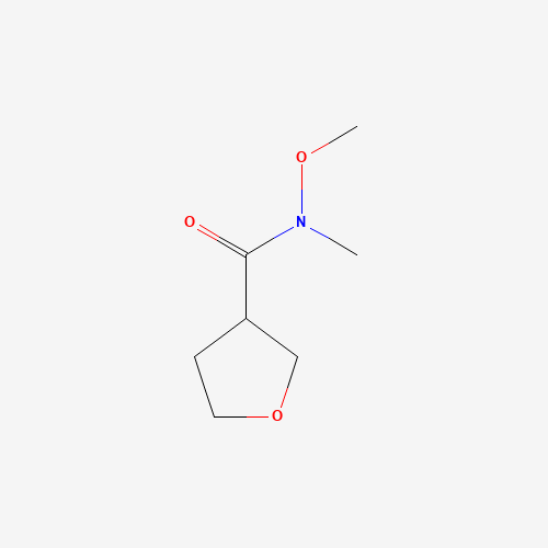 766539-67-7 N-methoxy-N-methyloxolane-3-carboxamide chemical structure
