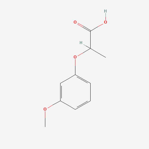 7309-52-6 2-(3-methoxyphenoxy)propanoic acid chemical structure