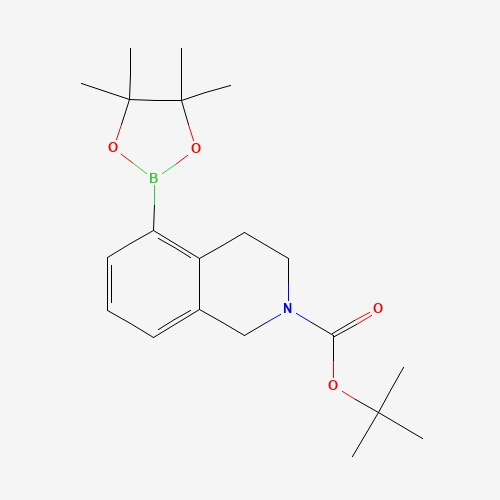 1035235-26-7 tert-butyl 5-(4,4,5,5-tetramethyl-1,3,2-dioxaborolan-2-yl)-3,4-dihydro-1H-isoquinoline-2-carboxylate chemical structure