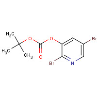 1142192-26-4 tert-butyl (2,5-dibromopyridin-3-yl) carbonate chemical structure