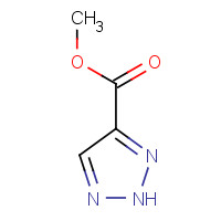 4967-77-5 methyl 2H-triazole-4-carboxylate chemical structure