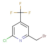 862120-75-0 2-(bromomethyl)-6-chloro-4-(trifluoromethyl)pyridine chemical structure