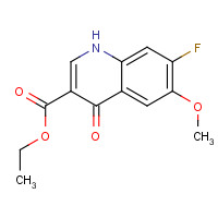 851973-16-5 ethyl 7-fluoro-6-methoxy-4-oxo-1H-quinoline-3-carboxylate chemical structure