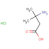 583823-94-3 3-amino-3-methylbutanoic acid;hydrochloride chemical structure