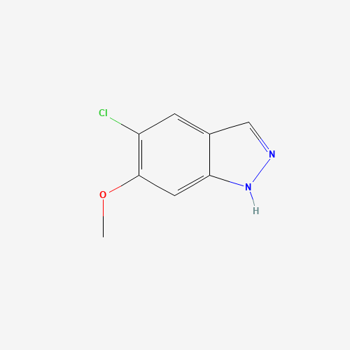 1082041-58-4 5-chloro-6-methoxy-1H-indazole chemical structure