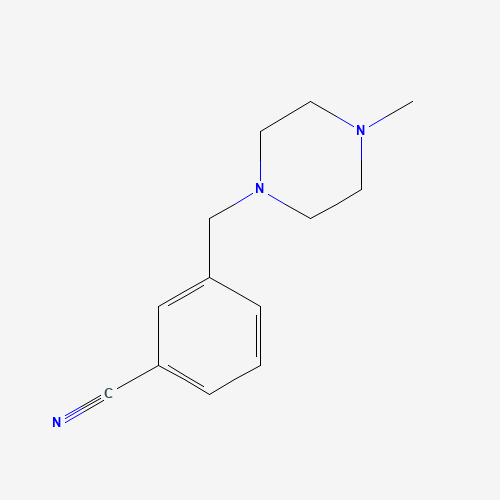 859850-90-1 3-[(4-methylpiperazin-1-yl)methyl]benzonitrile chemical structure