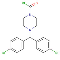 1072850-67-9 4-[bis(4-chlorophenyl)methyl]piperazine-1-carbonyl chloride chemical structure