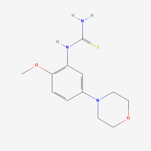 383870-59-5 (2-methoxy-5-morpholin-4-ylphenyl)thiourea chemical structure