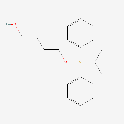 130372-07-5 4-[tert-butyl(diphenyl)silyl]oxybutan-1-ol chemical structure
