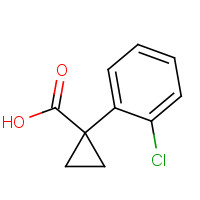 122143-19-5 1-(2-chlorophenyl)cyclopropane-1-carboxylic acid chemical structure