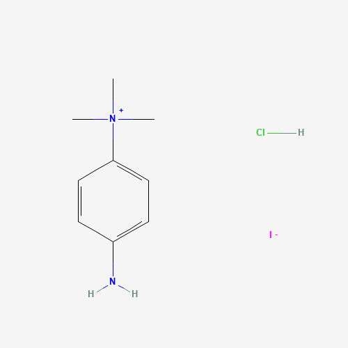62654-12-0 (4-aminophenyl)-trimethylazanium;iodide;hydrochloride chemical structure