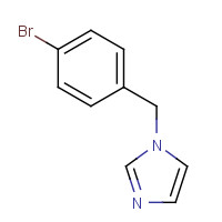 72459-46-2 1-[(4-bromophenyl)methyl]imidazole chemical structure