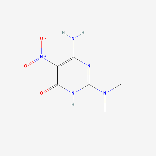 880-89-7 6-amino-2-(dimethylamino)-5-nitro-1H-pyrimidin-4-one chemical structure