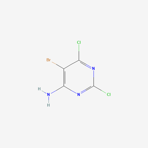 101012-11-7 5-bromo-2,6-dichloropyrimidin-4-amine chemical structure