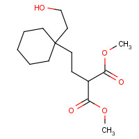 518285-23-9 dimethyl 2-[2-[1-(2-hydroxyethyl)cyclohexyl]ethyl]propanedioate chemical structure