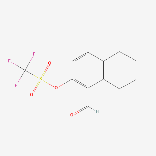 944317-93-5 (1-formyl-5,6,7,8-tetrahydronaphthalen-2-yl) trifluoromethanesulfonate chemical structure