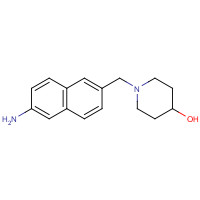 832102-27-9 1-[(6-aminonaphthalen-2-yl)methyl]piperidin-4-ol chemical structure