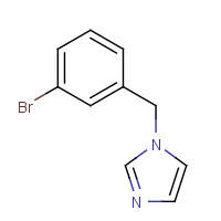72459-47-3 1-[(3-bromophenyl)methyl]imidazole chemical structure