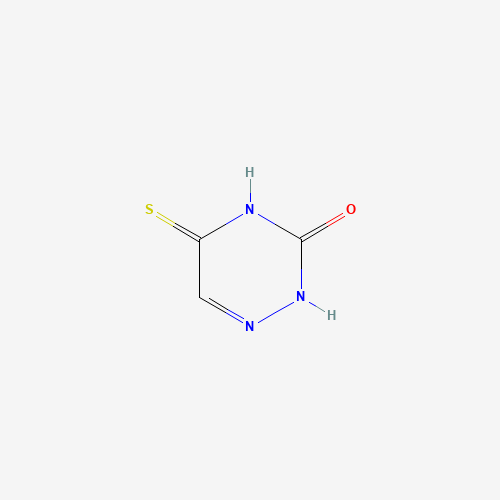 1627-37-8 5-sulfanylidene-2H-1,2,4-triazin-3-one chemical structure
