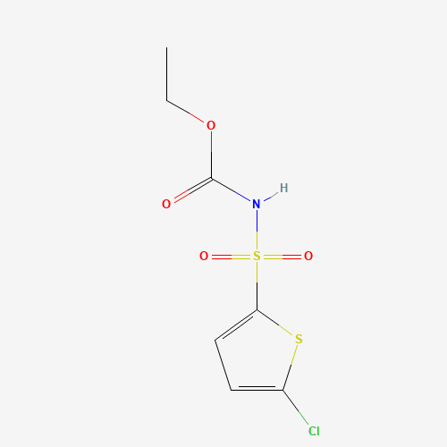 849793-87-9 ethyl N-(5-chlorothiophen-2-yl)sulfonylcarbamate chemical structure
