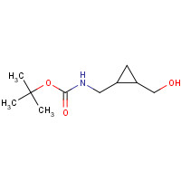 1360603-30-0 tert-butyl N-[[2-(hydroxymethyl)cyclopropyl]methyl]carbamate chemical structure