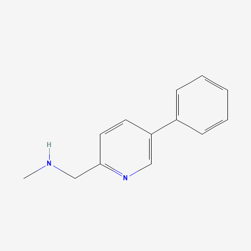 892502-02-2 N-methyl-1-(5-phenylpyridin-2-yl)methanamine chemical structure