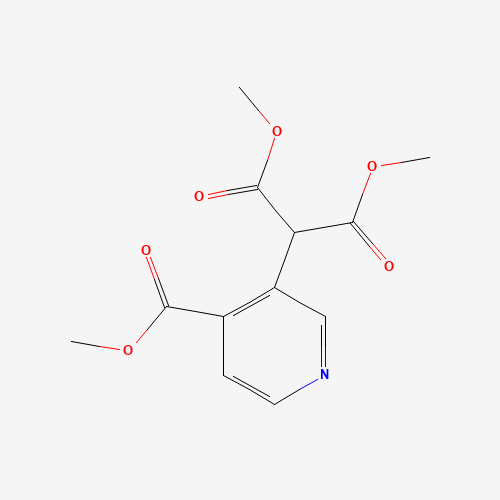 960114-13-0 dimethyl 2-(4-methoxycarbonylpyridin-3-yl)propanedioate chemical structure