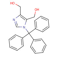 77134-74-8 [5-(hydroxymethyl)-1-tritylimidazol-4-yl]methanol chemical structure