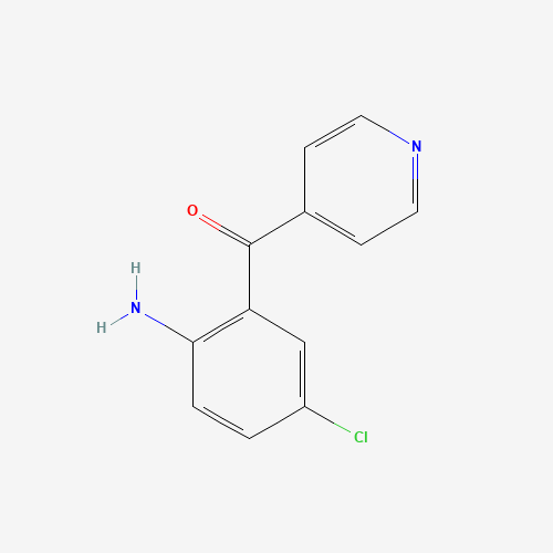 105192-42-5 (2-amino-5-chlorophenyl)-pyridin-4-ylmethanone chemical structure