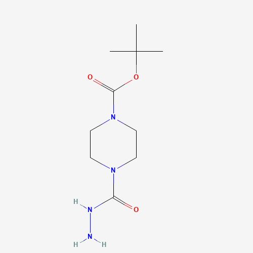 874842-90-7 tert-butyl 4-(hydrazinecarbonyl)piperazine-1-carboxylate chemical structure