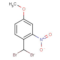 408529-23-7 1-(dibromomethyl)-4-methoxy-2-nitrobenzene chemical structure