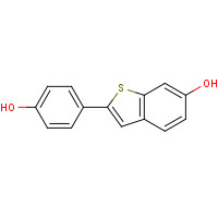 63676-22-2 2-(4-hydroxyphenyl)-1-benzothiophen-6-ol chemical structure