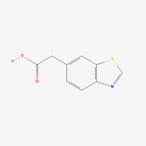 98589-45-8 2-(1,3-benzothiazol-6-yl)acetic acid chemical structure