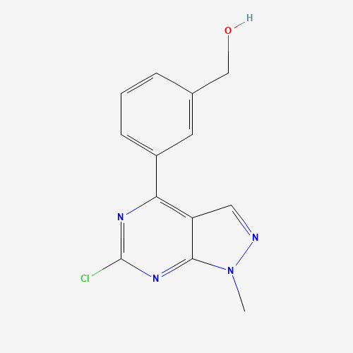 1292902-35-2 [3-(6-chloro-1-methylpyrazolo[3,4-d]pyrimidin-4-yl)phenyl]methanol chemical structure