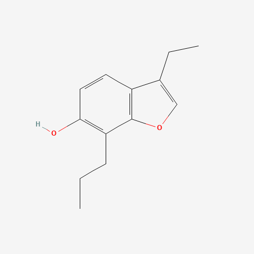 194855-41-9 3-ethyl-7-propyl-1-benzofuran-6-ol chemical structure