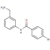 1240481-05-3 N-[3-(aminomethyl)phenyl]-4-bromobenzamide chemical structure
