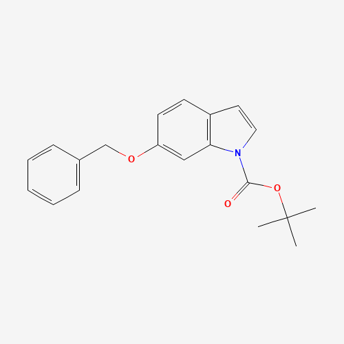 933474-39-6 tert-butyl 6-phenylmethoxyindole-1-carboxylate chemical structure