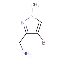 926921-71-3 (4-bromo-1-methylpyrazol-3-yl)methanamine chemical structure