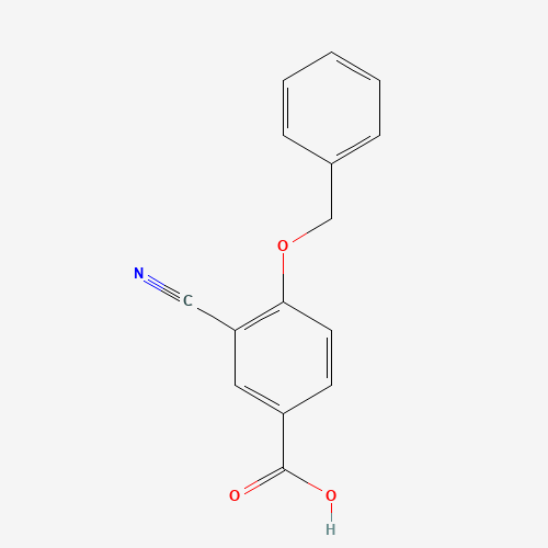 946007-61-0 3-cyano-4-phenylmethoxybenzoic acid chemical structure